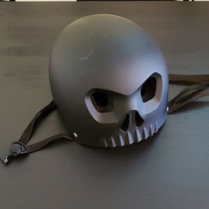 Youth skaters skull helmet